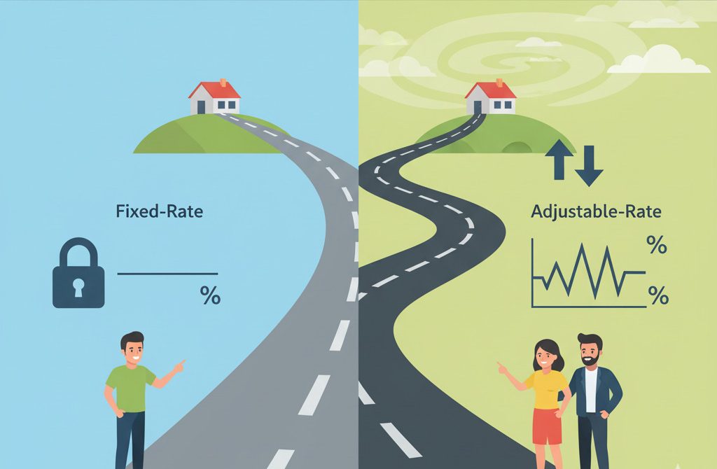 Hipotecas com taxa fixa vs. hipotecas com taxa ajustável: qual é a ideal para você?